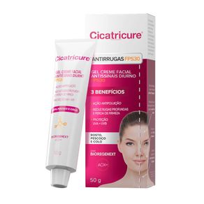 Gel-Creme-Facial-Cicatricure Antissinais-Diurno-Fps30-50g